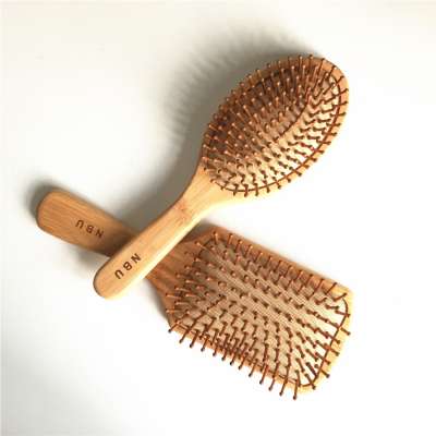 Round Customized Bristle Anti-staticmsoft Touch Eco-friendly Laser Comb Boar Custom Logo Hair Brush